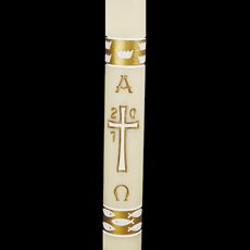 Gloria Gold Paschal Candles SKU 60119